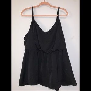 Torrid Black Babydoll Top - Size 3.
